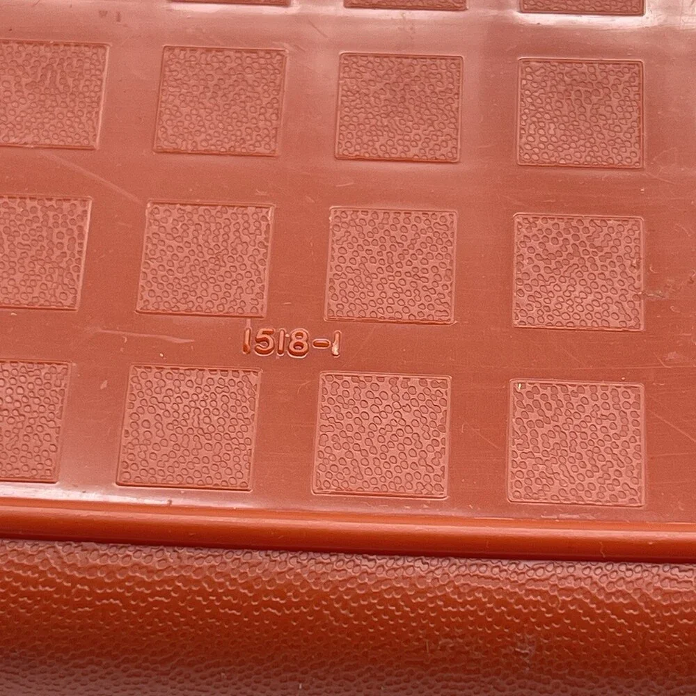 Vintage Tupperware Junior Waffle-Bottom Marinating Container 1518-1 Paprika